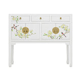CONSOLE FLEUR 3DW4DR WHITE WASH MQZ-14