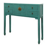 CONSOLE ORIENT 4DW2DR TURQUOISE WASH MQZ-06