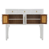 CONSOLE RATTAN 3DW4DR WHITE WASH MQZ-301