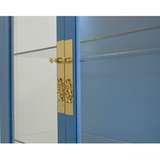 GLASS CABINET 2DW2DR W/ LIGHTING BLUE WASH MQZ-16
