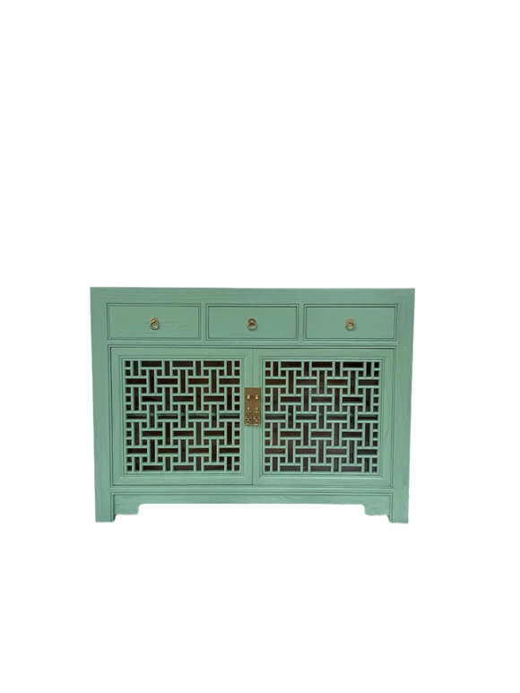 SIDEBOARD MING 3DW2DR MINT WASH MQZ-54