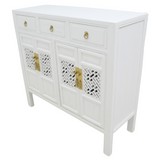 KITCHEN CABINET MEDIUM CARVED 3DW4DR WHITE WASH MQZ-58