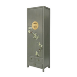 NARROW CABINET FLEUR GREY WASH MQZ-37