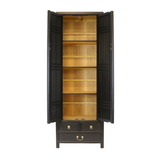 NARROW CABINET LATTICE BLACK WASH MQZ-12