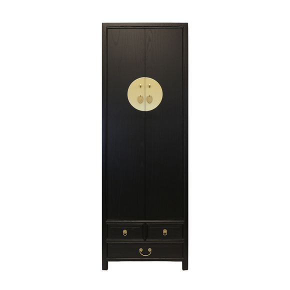 NARROW CABINET ORIENT BLACK WASH MQZ-37