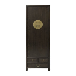 NARROW CABINET ORIENT DARK WOOD MQZ-37