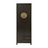 NARROW CABINET ORIENT DARK WOOD MQZ-37