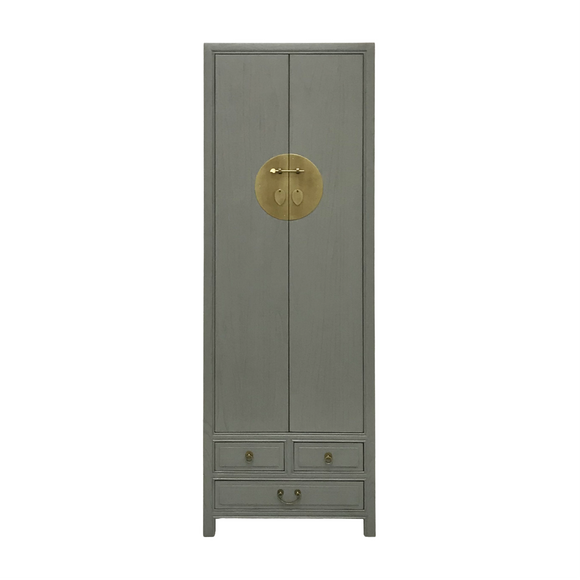 NARROW CABINET ORIENT GREY WASH MQZ-37
