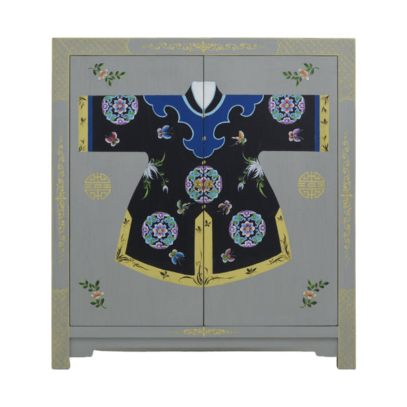 ROBE CABINET GREY WASH MQZ-13