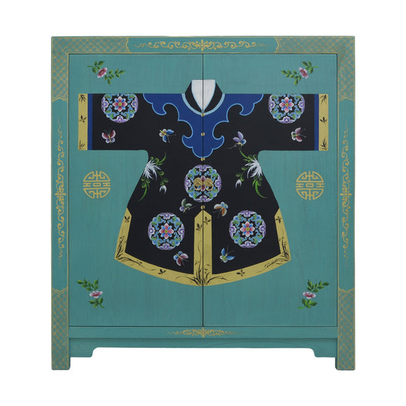 ROBE CABINET TURQUOISE WASH MQZ-13