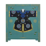 ROBE CABINET TURQUOISE WASH MQZ-13
