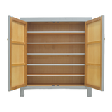 SHOE CABINET FLEUR 2 DOORS GREY WASH MQZ-13
