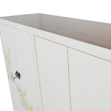 SHOE CABINET FLEUR PAINTED 4DR WHITE MQZ-213