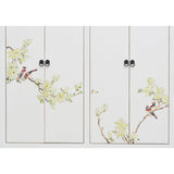 SHOE CABINET FLEUR PAINTED 4DR WHITE MQZ-213