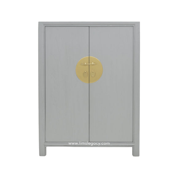 SHOE CABINET ORIENT 2DR GREY WASH MQZ-38