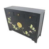 SIDEBOARD FLEUR 3DW2DR BLACK WASH MQZ-43