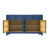 SIDEBOARD FLEUR 4DW4DR BLUE WASH MQZ-01