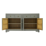 SIDEBOARD FLEUR 4DW4DR GREY WASH MQZ-01