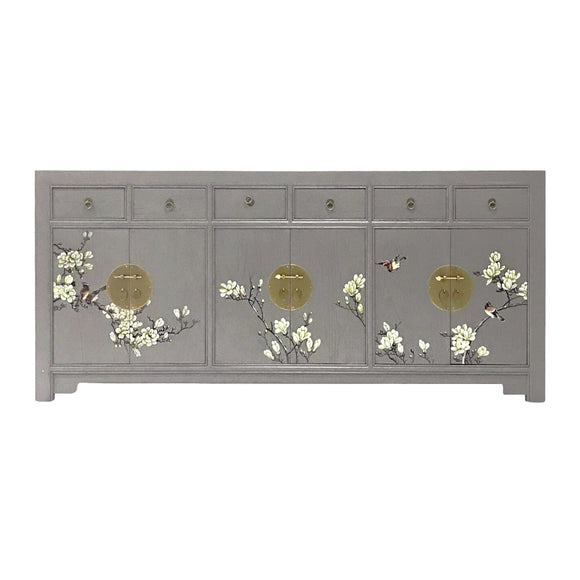 SIDEBOARD FLEUR 6DW6DR GREY WASH MQZ-18
