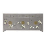 SIDEBOARD FLEUR 6DW6DR GREY WASH MQZ-18