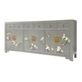 SIDEBOARD FLEUR 6DW6DR GREY WASH MQZ-18