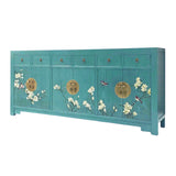 SIDEBOARD FLEUR 6DW6DR TURQUOISE WASH MQZ-18