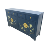 SIDEBOARD FLEUR BUTTERFLY 4DW4DR BLUE WASH MQZ-01