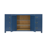 SIDEBOARD LATTICE 6DW2DR BLUE WASH MQZ-34