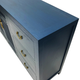 SIDEBOARD LATTICE 6DW2DR BLUE WASH MQZ-34