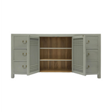 SIDEBOARD LATTICE 6DW2DR GREY WASH MQZ-34