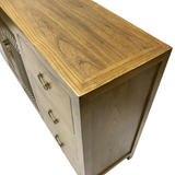 SIDEBOARD LATTICE 6DW2DR LIGHT WOOD MQZ-34