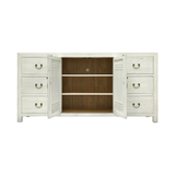 SIDEBOARD LATTICE 6DW2DR WHITE WASH MQZ-34