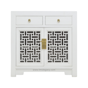 SIDEBOARD MING 2DW2DR WHITE WASH MQZ-53