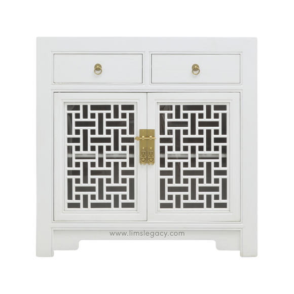 SIDEBOARD MING 2DW2DR WHITE WASH MQZ-53