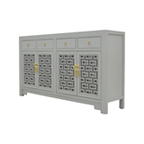 SIDEBOARD MING 4DW4DR GREY WASH MQZ-42
