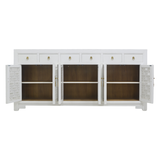SIDEBOARD MING 6DW6DR WHITE WASH MQZ-52