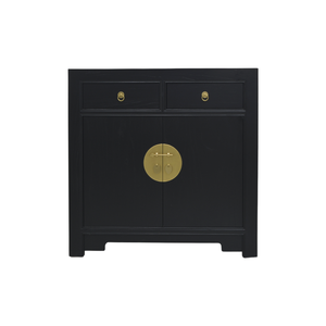 SIDEBOARD ORIENT 2DW2DR BLACK WASH MQZ-40