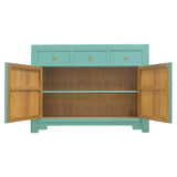 SIDEBOARD ORIENT 3DW2DR TURQUOISE WASH MQZ-43