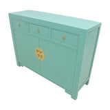 SIDEBOARD ORIENT 3DW2DR TURQUOISE WASH MQZ-43