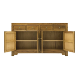 SIDEBOARD ORIENT 4DW4DR LIGHT WOOD MQZ-01