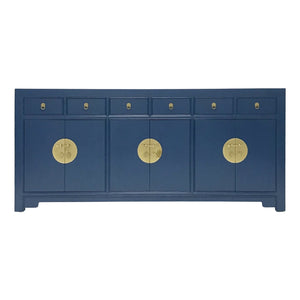 SIDEBOARD ORIENT 6DW6DR BLUE WASH MQZ-18