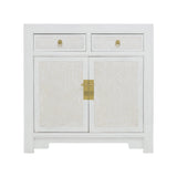 SIDEBOARD RATTAN 2DW2DR WHITE WASH MQ-03