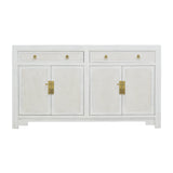 SIDEBOARD RATTAN 2DW4DR WHITE WASH MQ-04