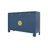 SIDEBOARD SCROLL 3DW2DR BLUE WASH MQZ-19
