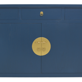 SIDEBOARD SCROLL 3DW2DR BLUE WASH MQZ-19