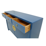 SIDEBOARD SCROLL 3DW2DR BLUE WASH MQZ-19