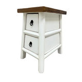 STOOL LIANG 2DW WHITE MQZ-204
