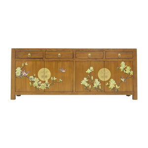 TV CONSOLE FLEUR 4DW4DR LIGHT WOOD MQZ-25