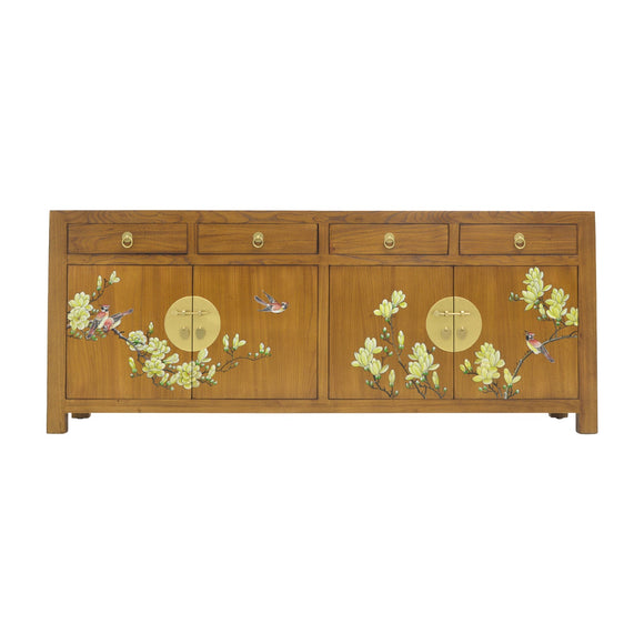 TV CONSOLE FLEUR 4DW4DR LIGHT WOOD MQZ-25