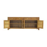 TV CONSOLE FLEUR 4DW4DR LIGHT WOOD MQZ-25